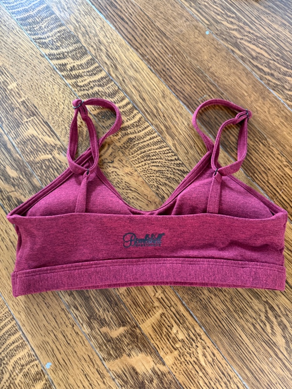 Bombshell Wine Color Bra – Adjustable Straps - Picture 2 of 4